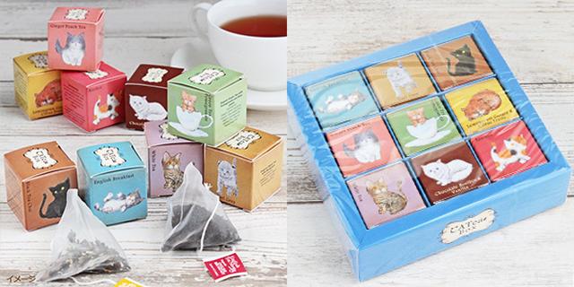 画像: オリジナル CATea Box(キャッティーボックス) 321円(税込) www.kaldi.co.jp