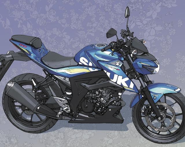 画像: SUZUKI GSX-S125 / メーカー希望小売価格 354,240円(消費税込) ©東本昌平先生