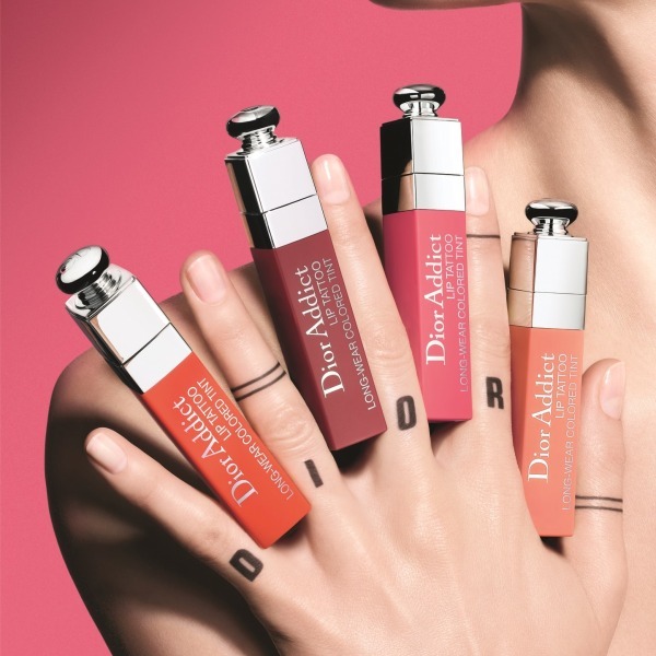 画像: 左から「ディオール アディクト リップティント」641 、571、551、341 各3,600円+税<限定色> www.dior.com
