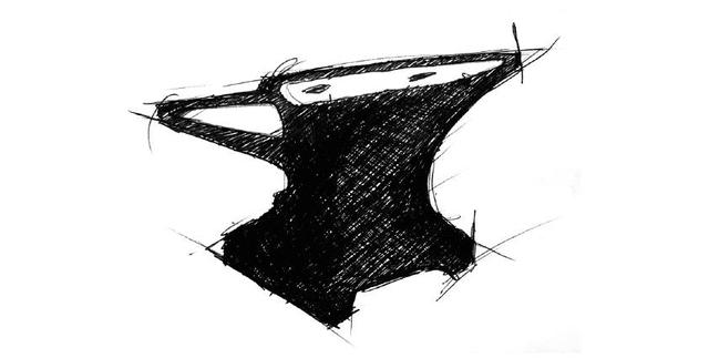 画像: Anvilとは金属を鍛える時に材料をのせて叩くための鉄製の台 http://www.anvilmotociclette.com/story/