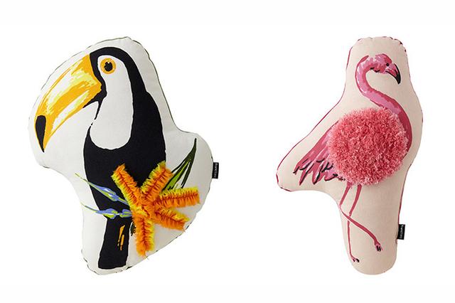 画像: ロピー/フラミオ クッション 各¥2,500 www.francfranc.com