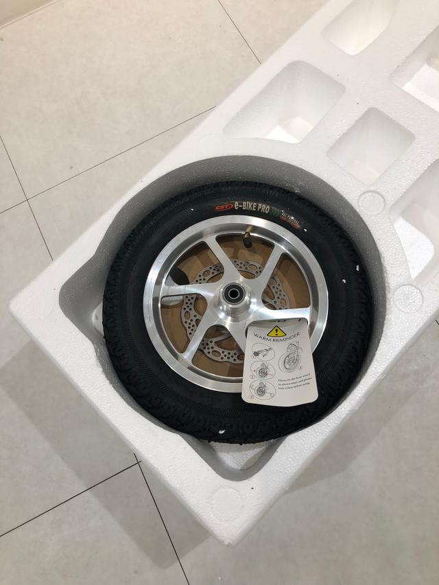 画像2: 前輪装着!