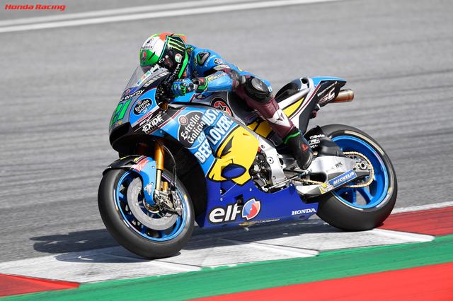 画像: オーストリアGPでは19位に終わったF.モルビデリ www.honda.co.jp