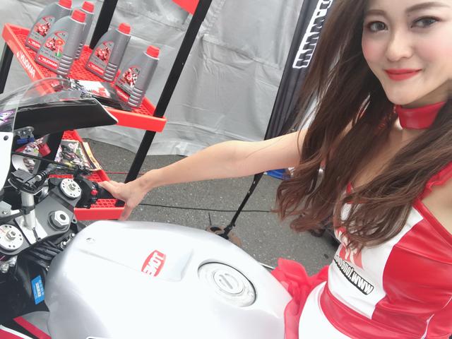 画像: レースで使うバイク!!カッコいい。似合ってます?