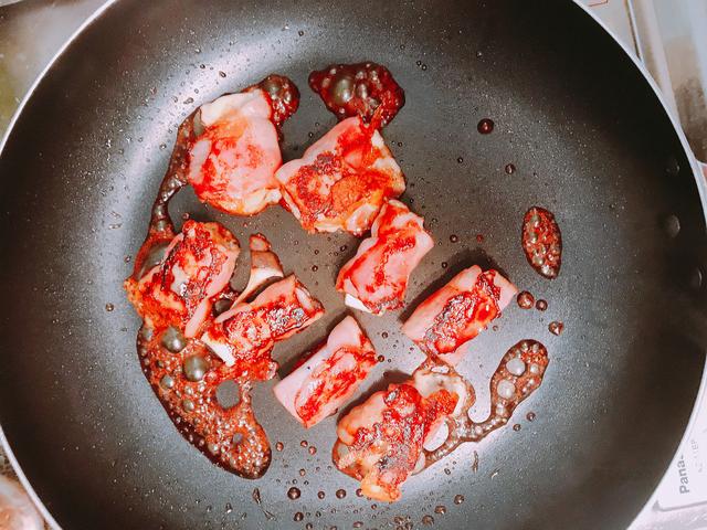 画像: 私は油を使いませんでしたが、お好みで!