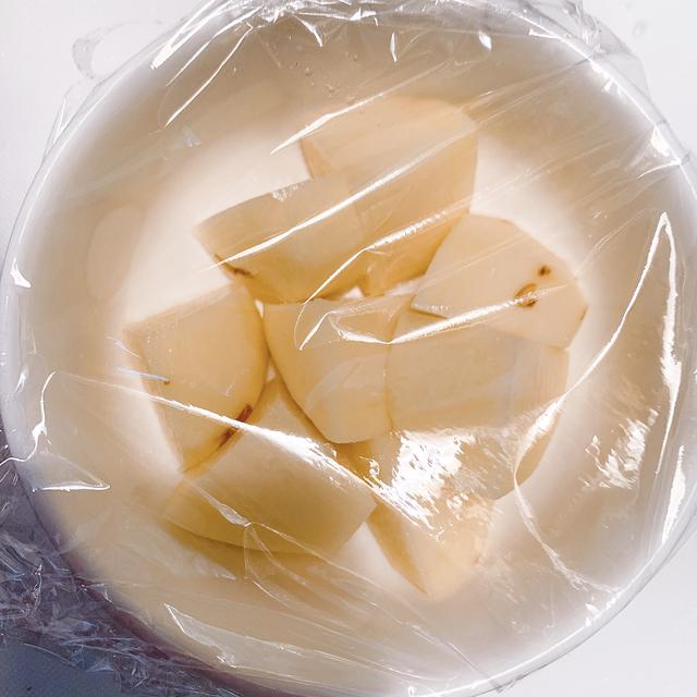 画像: もしホクホクが良い場合は水を少しかけるといいですよ♩