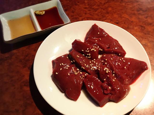 画像: 生レバごま塩焼 980円