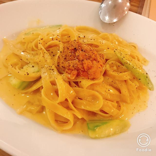 画像: 生雲丹クリームパスタ ¥3600