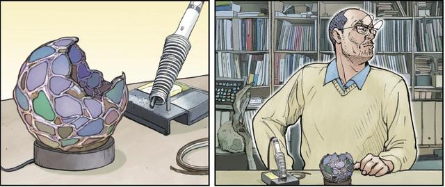 画像2: 愛しの女性にプレゼントしたくて、制作に励む男
