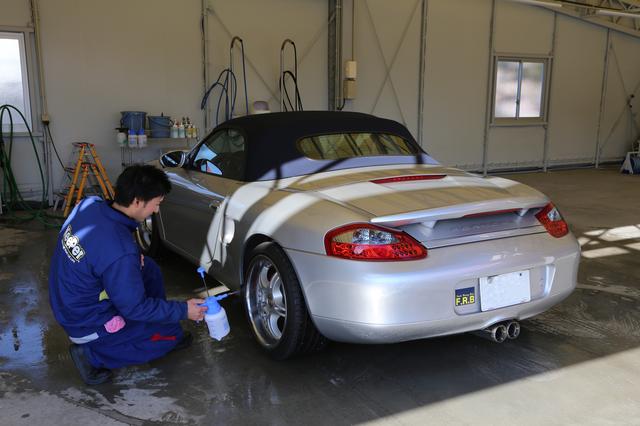 画像1: まずは洗車タイム