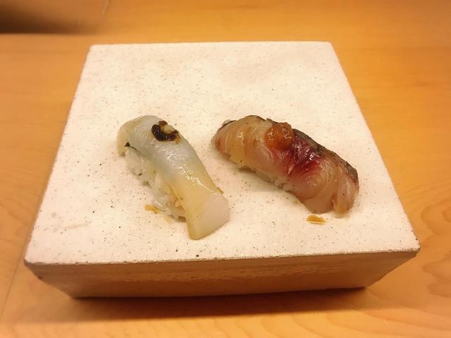 画像2: お任せ握りでは珍しいネタも入ってます。