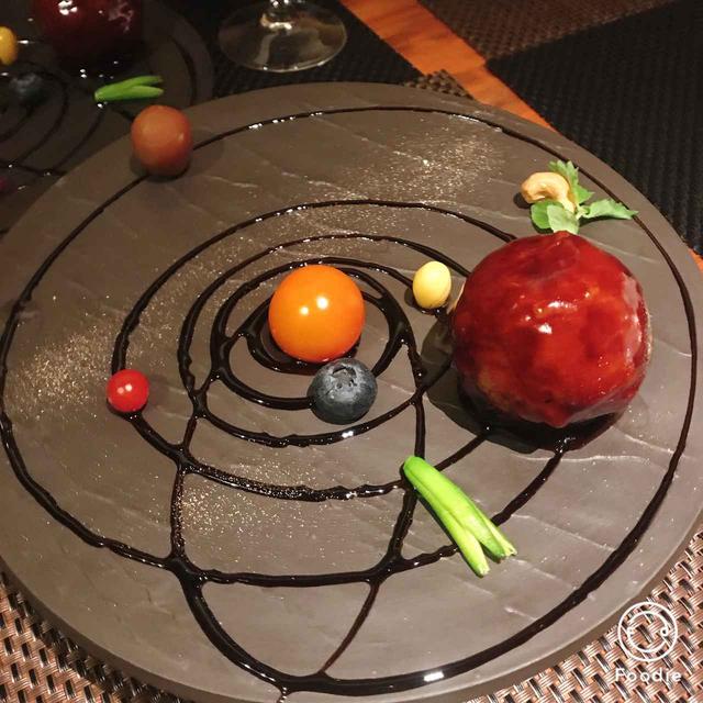 画像: プラネタリウムのような酢豚 1500円