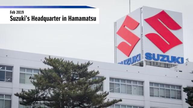 画像: 舞台はスズキ本社のある静岡県浜松市。1991年4月まで、ここの住所が「可美村」だったことをご存知の方は、おそらく地元の方か、重症の鈴菌患者さんでしょう(笑)。 www.youtube.com