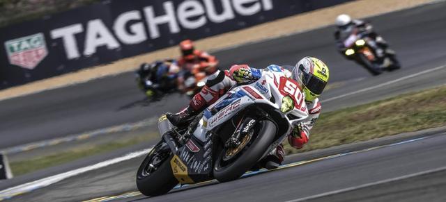 画像: スーパーストッククラスを制覇した、モータース イベンツのスズキGSX-R1000。ライダーはジェームス・ウェストモーランド、ヨハン・ニゴン、エイドリアン・ガンフォルニーナの3名です! www.fimewc.jp