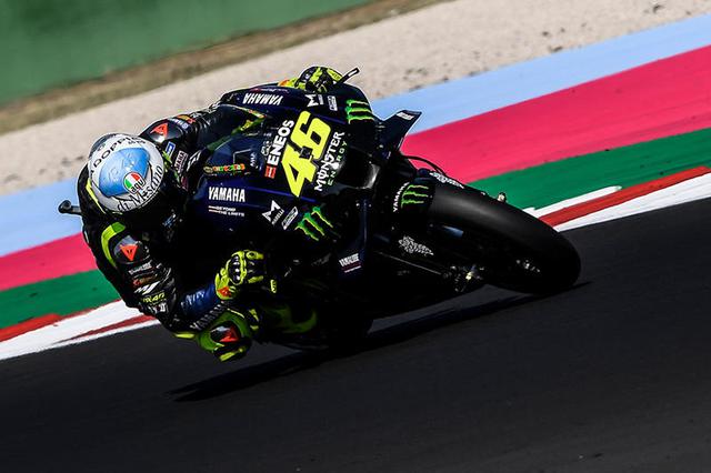 画像: 1分31秒877のタイムで、予選4位となったV.ロッシ(ヤマハ)。 race.yamaha-motor.co.jp