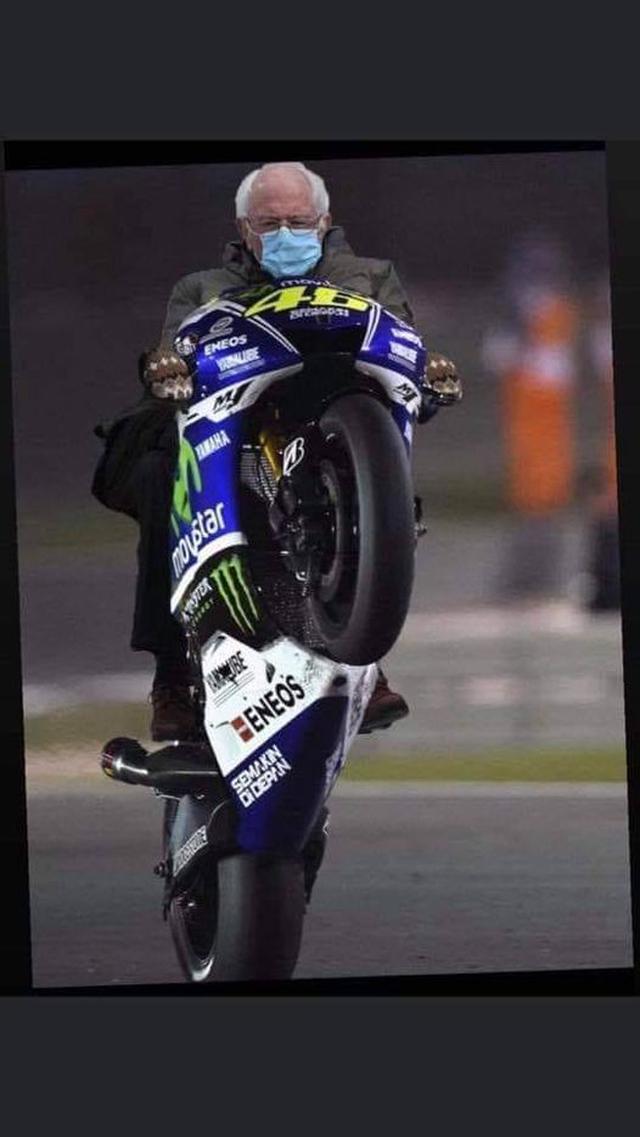 画像: バレンティーノ・サンダース・・・というMotoGPライダーとのことです? www.facebook.com