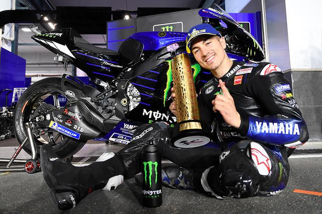 画像: 見事、今シーズン開幕戦で優勝したM.ビニャーレス(ヤマハ)。 race.yamaha-motor.co.jp