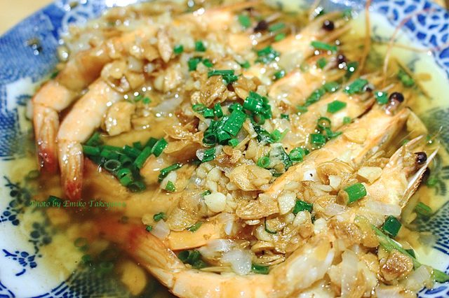 画像: エビにんにく蒸し emythmkitchen.blog.jp