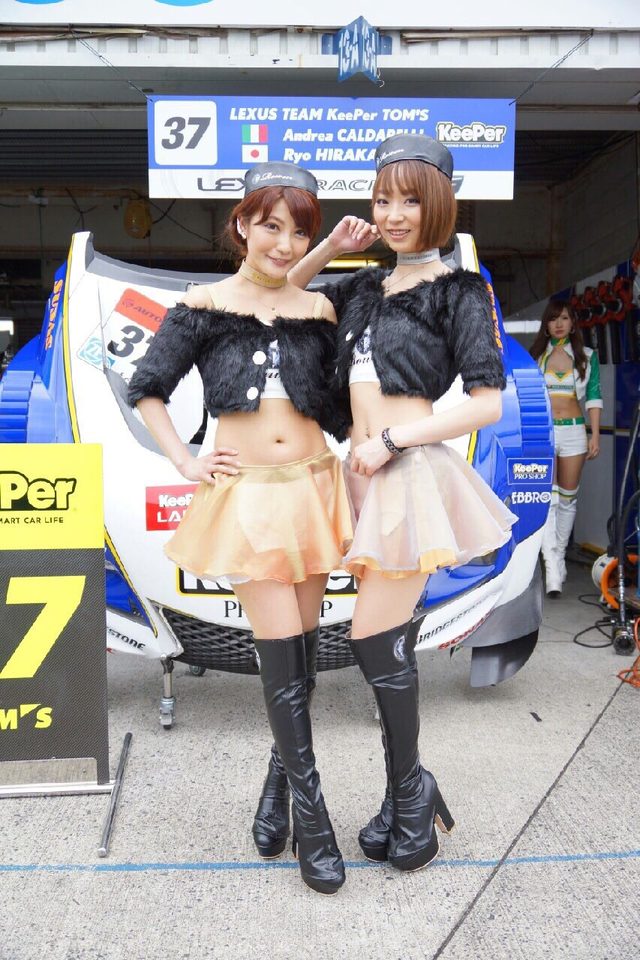 画像5: Rowen PIXEIS 今村ちか 真宮あおい （ちなみに＃37のLEXUS Keeper TOM`S は開幕戦優勝です！）