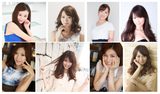 画像: 上段左より 東京都代表・松永あやめさん/山形県代表・早瀬あやさん/鹿児島代表・後藤ゆかりさん/静岡県代表・岡本愛子さん 下段左より 神奈川県代表・黒須さおりさん/広島県代表・岡田智子さん/千葉県代表・尾崎ハンナさん/埼玉県代表・山岸真理さん