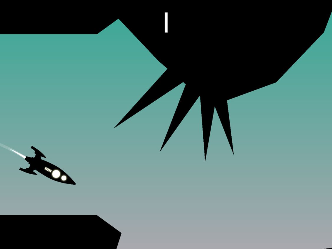 画像: コツは小刻みにタップし続けることで平行飛行？