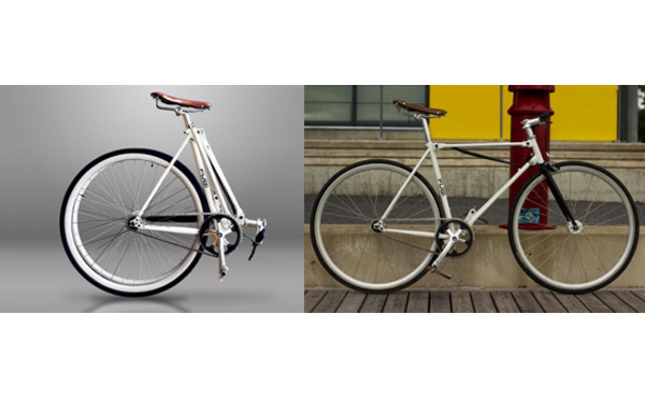 車輪の大きさはそのまま!スタイリッシュな“折りたたみ自転車”が人気に カワコレメディア