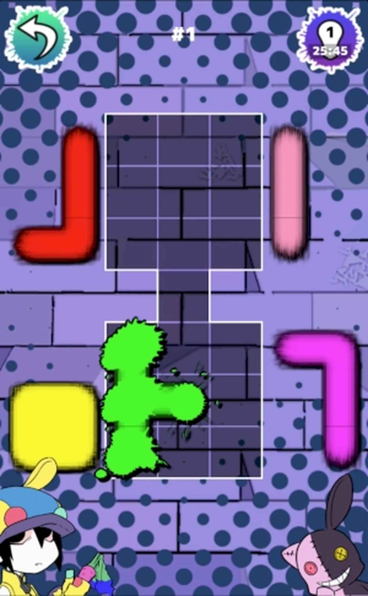 ストリートアート風の雰囲気が楽しい♪ ペイントで塗りつぶすブロックパズルゲームアプリ - カワコレメディア