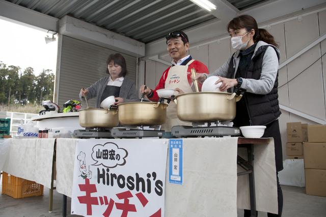 画像: ブリヂストンさんの人気コンテンツ 山田宏のHiroshi's キッチンからのご馳走がふるまわれました!