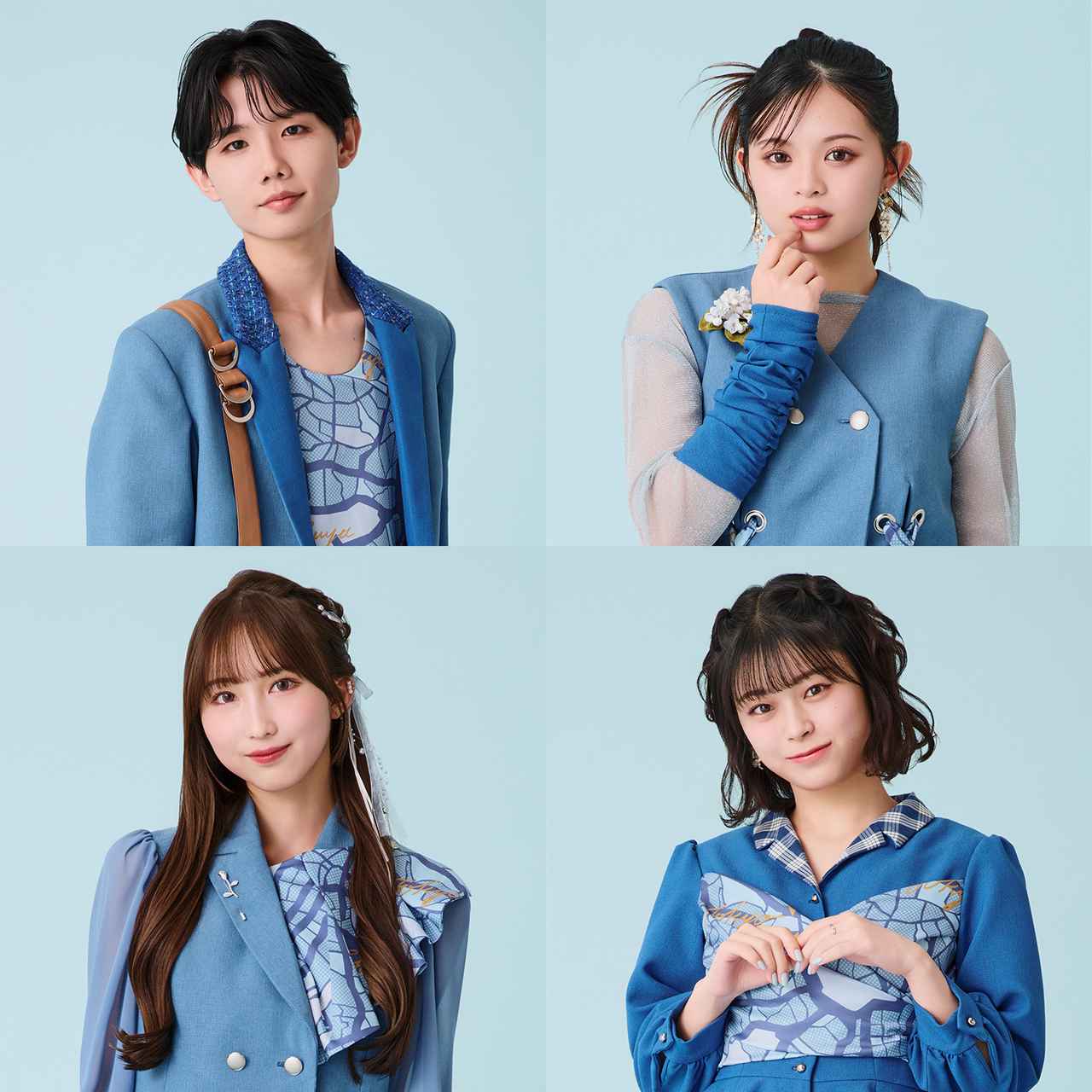 画像: ONE LOVE ONE HEART メンバー:洸瑛・イーチ・佐々木杏莉・矢嶋由菜