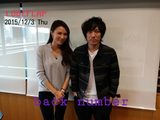 画像: 12/3(木)ゲスト back number
