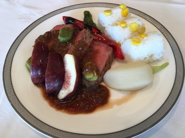 画像1: みなさま、申し訳ありません。スイート機内食。頂きました