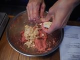 画像4: チーズ入り蓮根のビーフハンバーグ