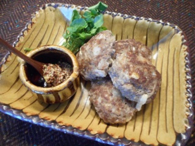 画像7: チーズ入り蓮根のビーフハンバーグ