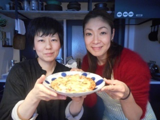 画像8: じゃがいも と イカの塩辛 と チーズ の お好み焼き