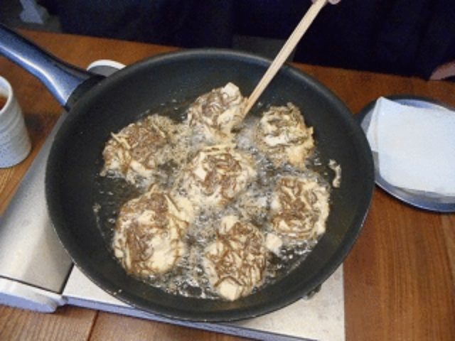 画像4: もずくとチーズの揚げ焼き