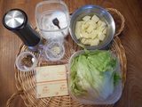 画像1: じゃがいもとレタスの粒マスタード炒め チーズ乗せ