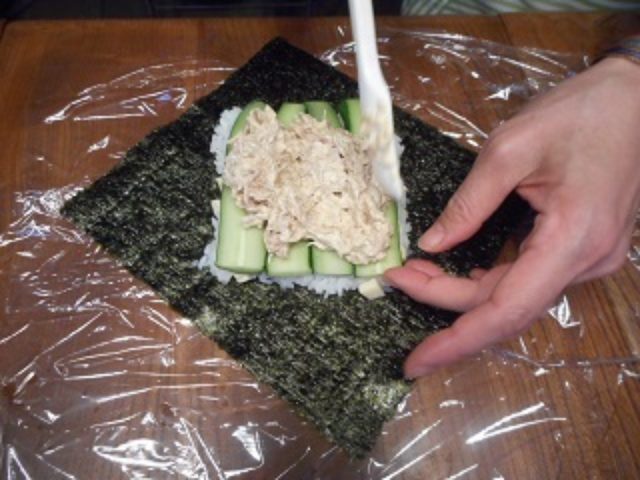 画像6: ツナとゆず胡椒マヨとチーズのおにぎらず
