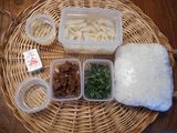 画像1: あさりとチーズの蒸し寿司風
