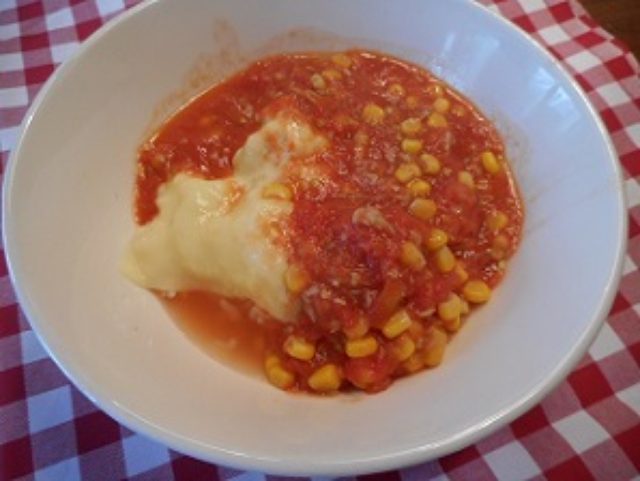 画像7: レンジでトマトソース ツナコーントマト丼