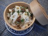 画像4: あさりとチーズの蒸し寿司風