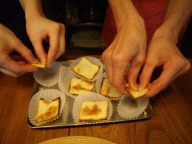 画像4: 簡単お手軽 パンをつぶして! トースターでパンキッシュ