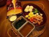 画像1: カレー味なら食べられるかな?カレーフォンデュ