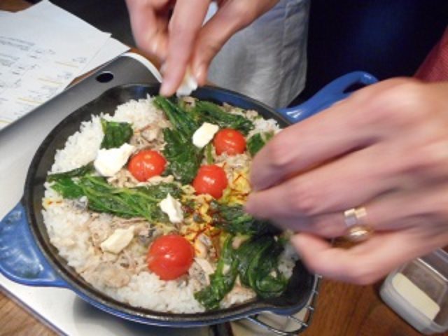 画像4: パエリア風チーズ入り 炊き込みご飯