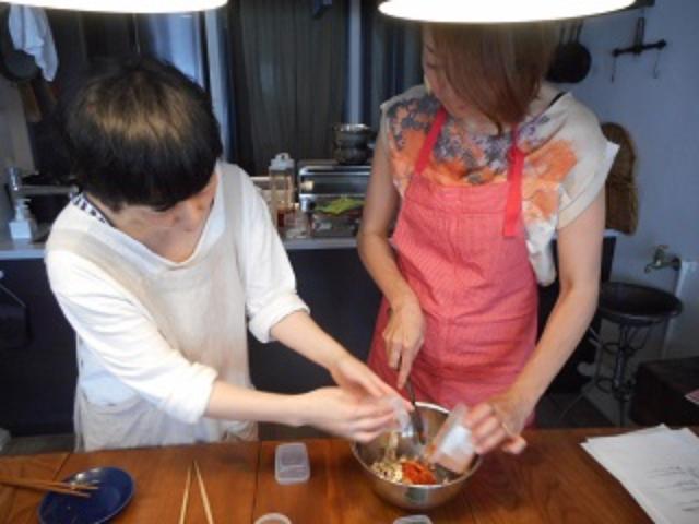 画像2: チーズとキムチのそうめん