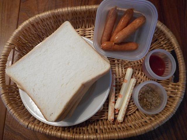 画像1: 食パンでアメリカンドッグ