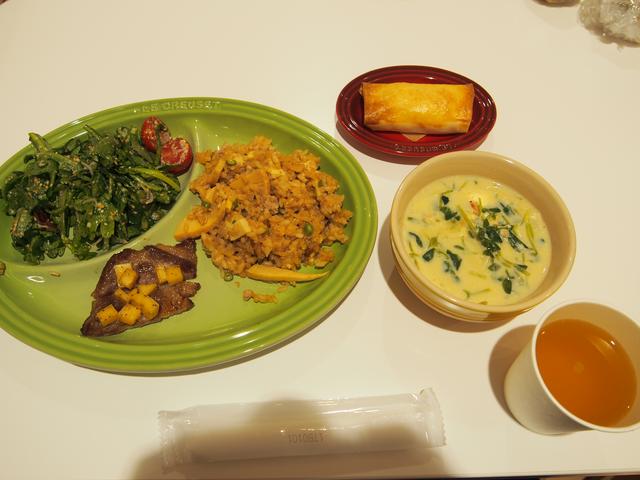 画像: 作られたお料理はこんな感じ!おいしかったです〜!!!