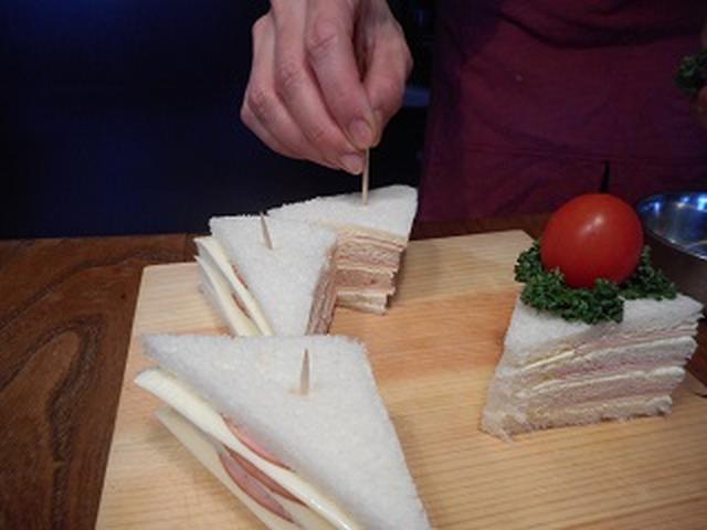 画像4: ショートケーキ風サンドイッチ