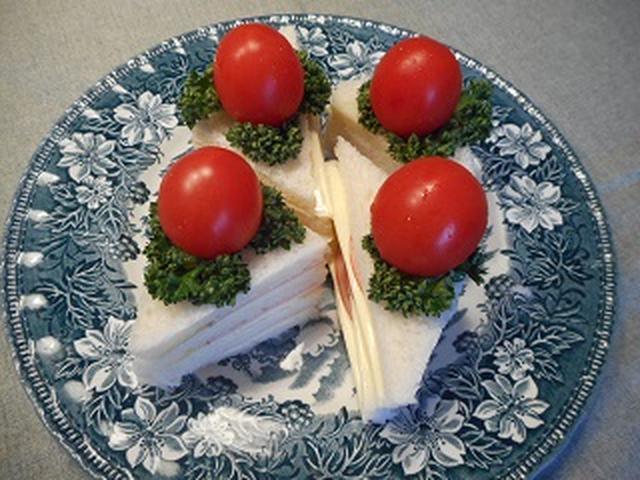 画像5: ショートケーキ風サンドイッチ