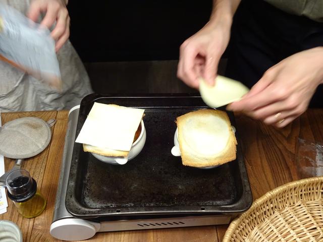 画像4: スープのポットパイ チーズ乗せ