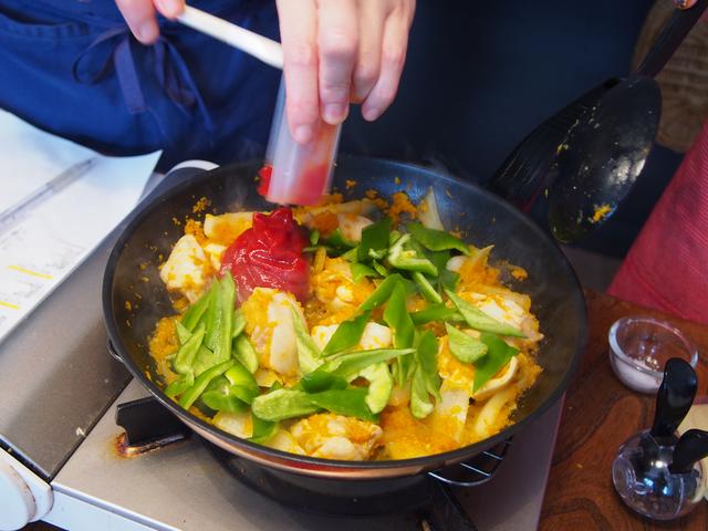 画像5: 鶏肉のケチャップ炒めチーズ乗せ